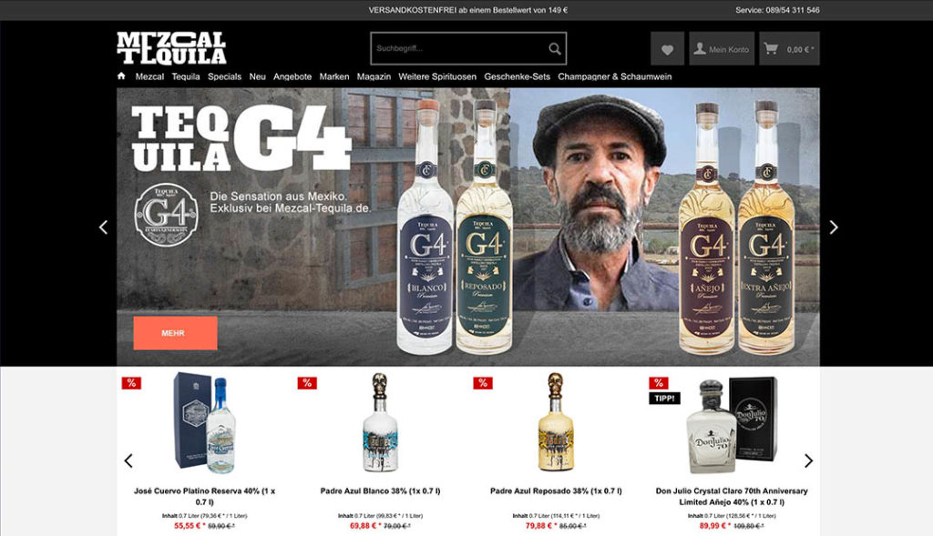 Mezcal-Tequila.de Der Online Shop
